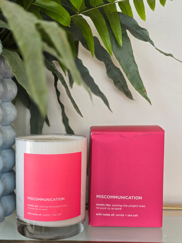 Miscommunication Candle