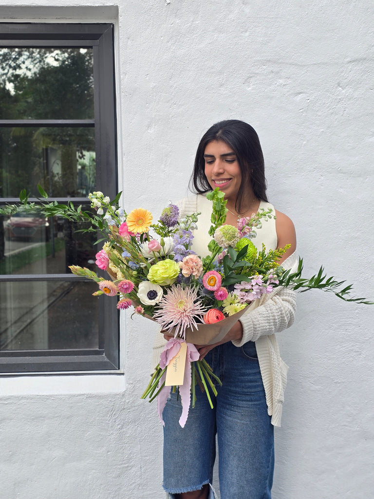 Twiggies Large $125 Bouquet in light colors